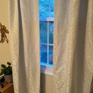 Elegant white and gray Curtains